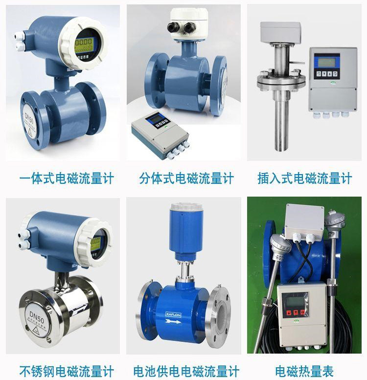 電磁流量計產品分類圖