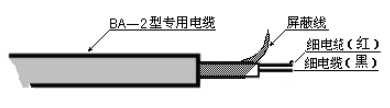 防爆超聲波液位計(jì)電纜線說明圖