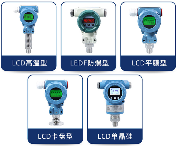 本安型壓力變送器產品分類圖