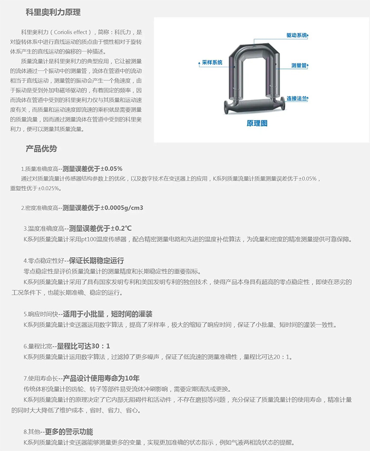 柴油質量流量計工作原理及產品優勢