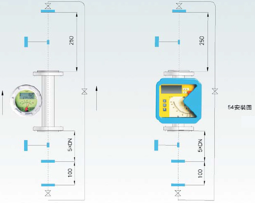 氧氣轉子流量計安裝要求圖四
